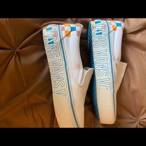 Vans platform shoes white size 6